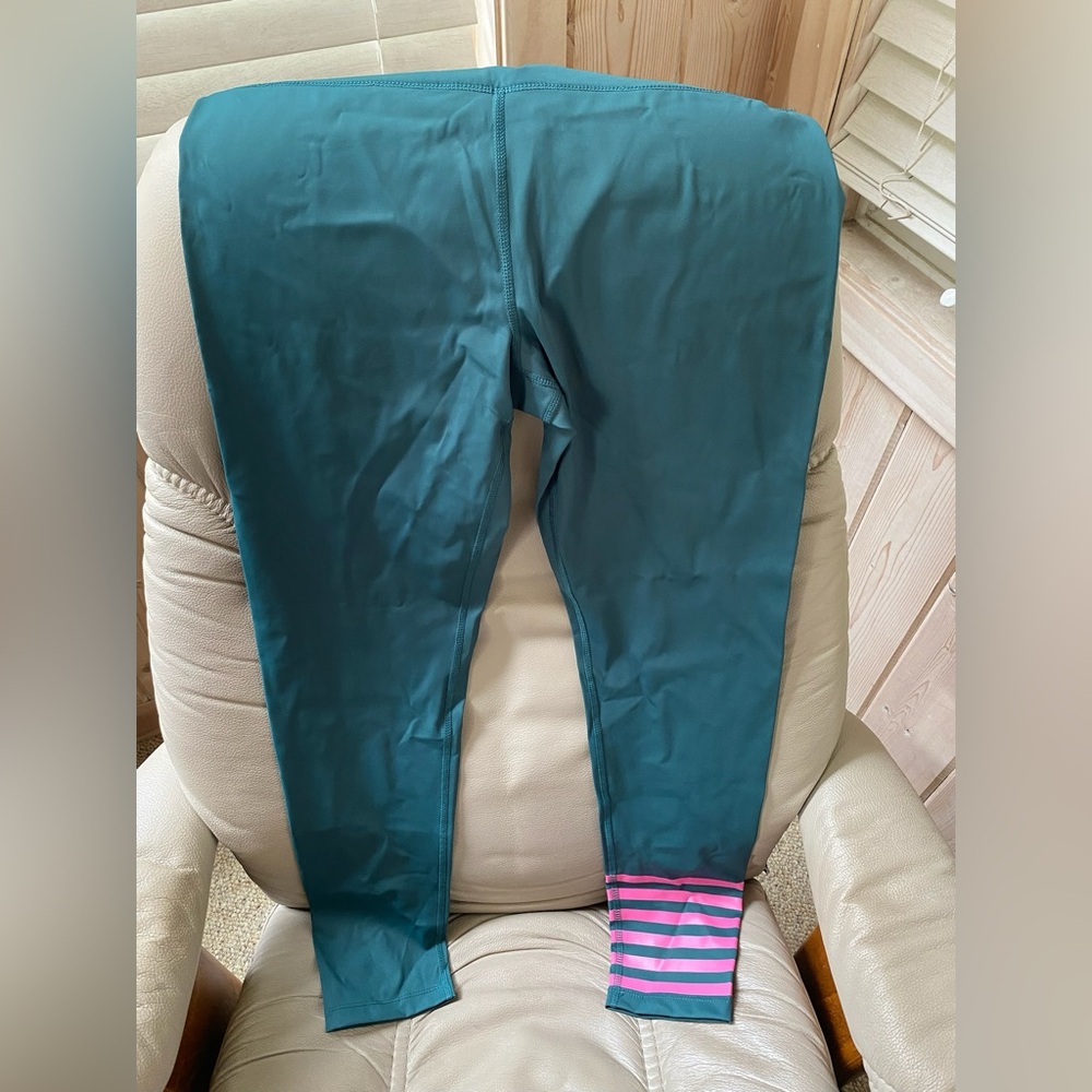 NWT Addison Bay Ivy and Peony Striped Everyday Legging Size Large - Picture 5 of 9